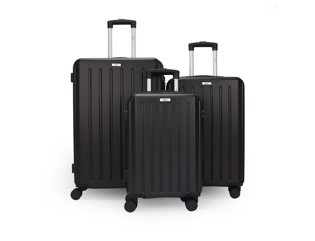 Alisa ABS Hard shell Lightweight 360 Dual Spinning Wheels Combo Lock 28" 24", 20" 3 Piece Luggage Set