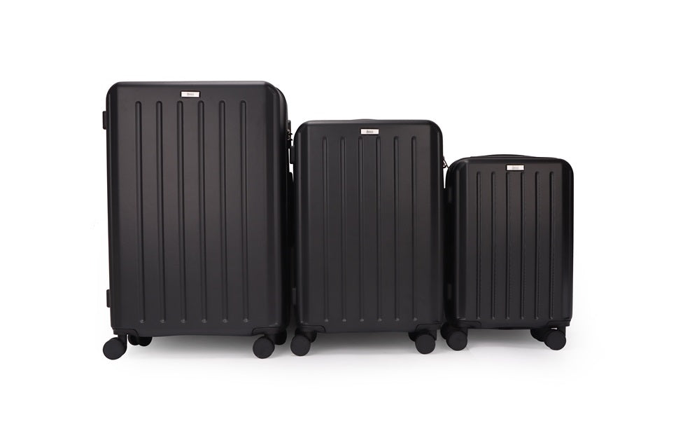 Alisa ABS Hard shell Lightweight 360 Dual Spinning Wheels Combo Lock 28" 24", 20" 3 Piece Luggage Set