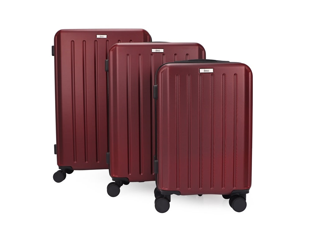 Alisa ABS Hard shell Lightweight 360 Dual Spinning Wheels Combo Lock 28" 24", 20" 3 Piece Luggage Set