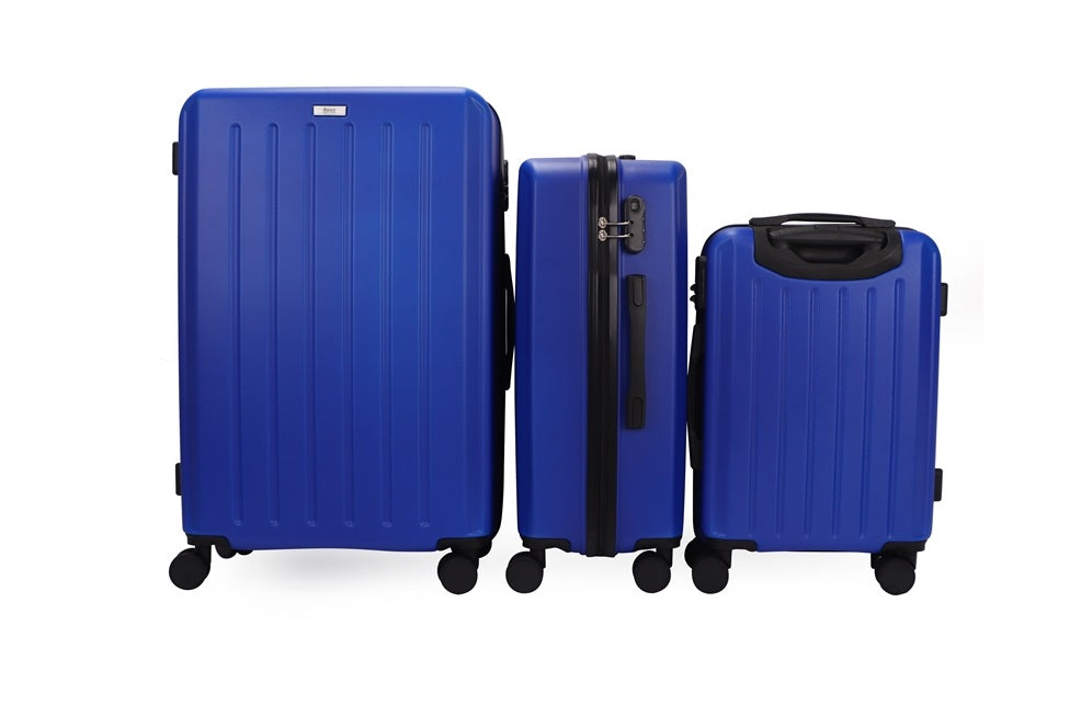 Alisa ABS Hard shell Lightweight 360 Dual Spinning Wheels Combo Lock 28" 24", 20" 3 Piece Luggage Set