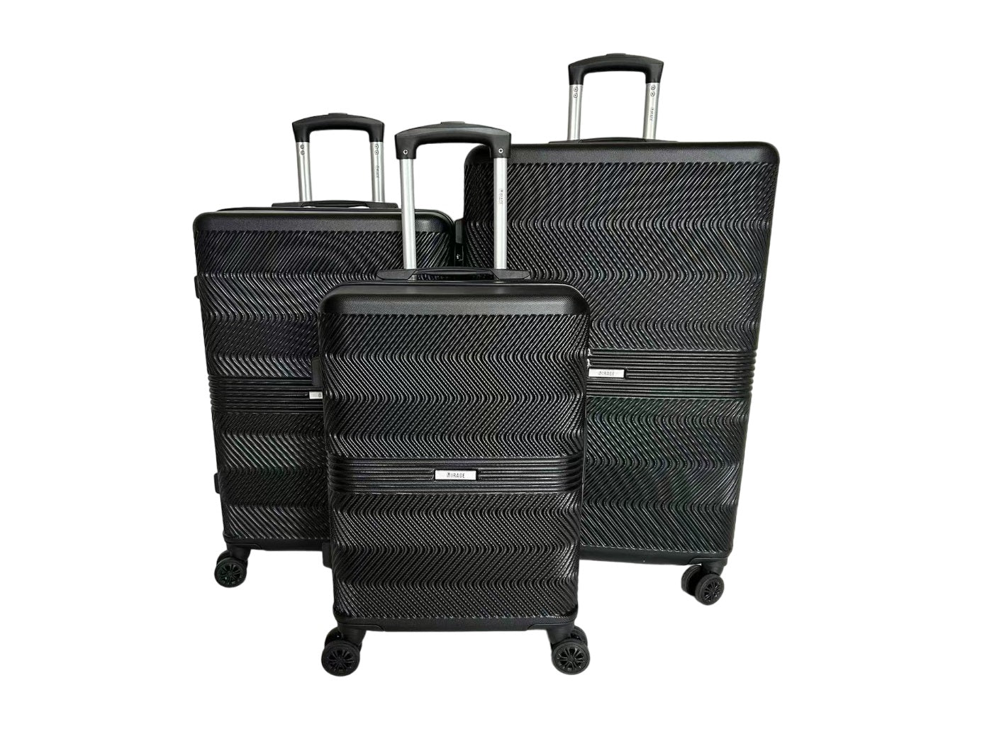 Fay ABS Hard shell Lightweight 360 Dual Spinning Wheels Combo Lock 28", 24", 20" 3 Piece Luggage Set