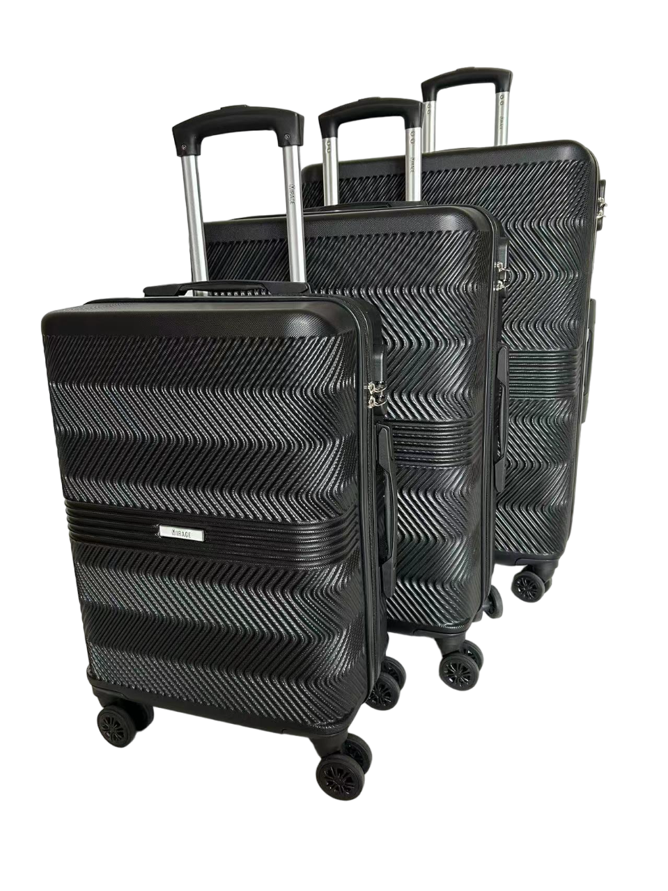 Fay ABS Hard shell Lightweight 360 Dual Spinning Wheels Combo Lock 28", 24", 20" 3 Piece Luggage Set