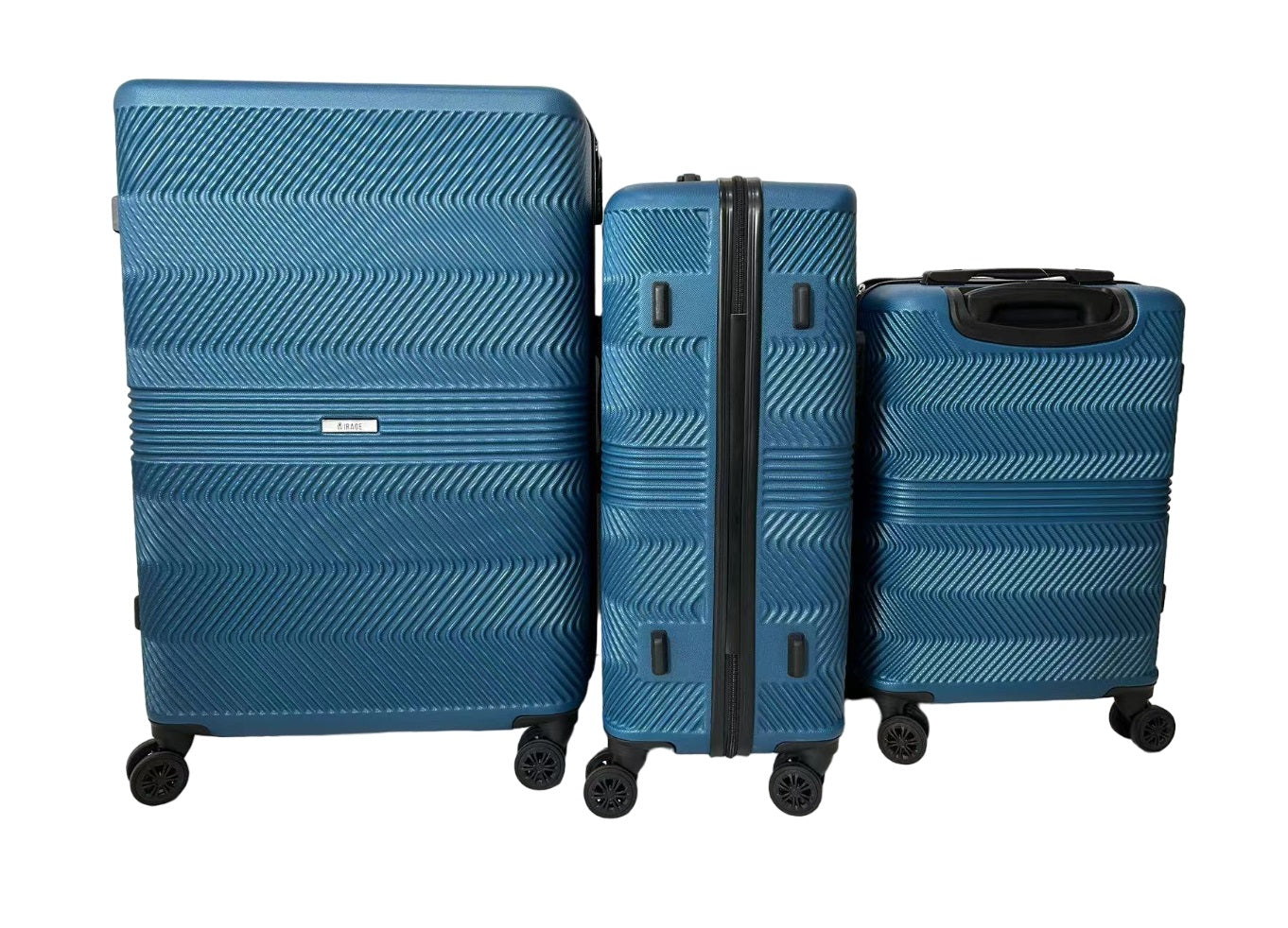 Fay ABS Hard shell Lightweight 360 Dual Spinning Wheels Combo Lock 28", 24", 20" 3 Piece Luggage Set