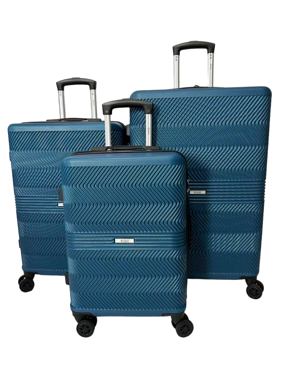 Fay ABS Hard shell Lightweight 360 Dual Spinning Wheels Combo Lock 28", 24", 20" 3 Piece Luggage Set