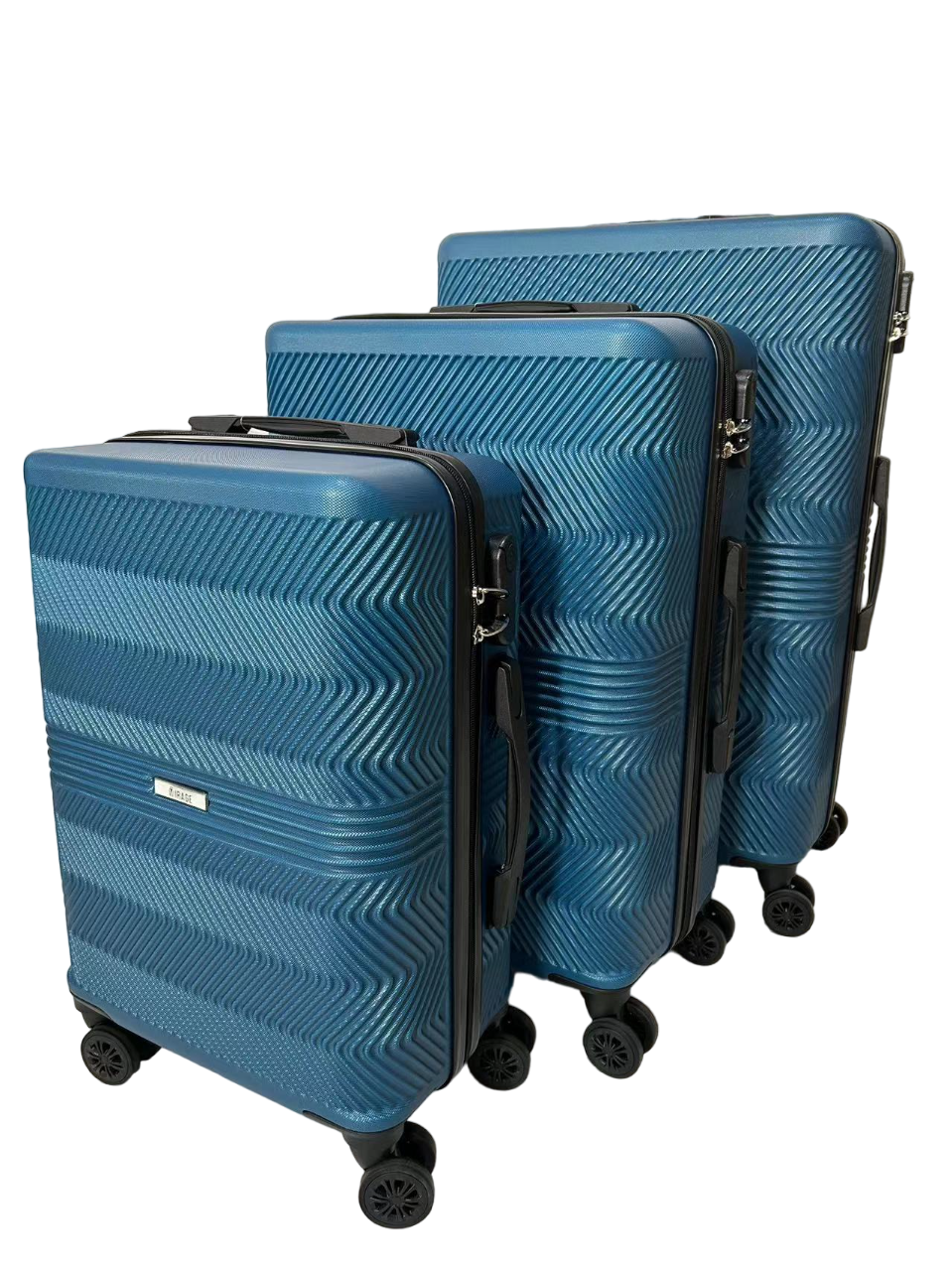 Fay ABS Hard shell Lightweight 360 Dual Spinning Wheels Combo Lock 28", 24", 20" 3 Piece Luggage Set