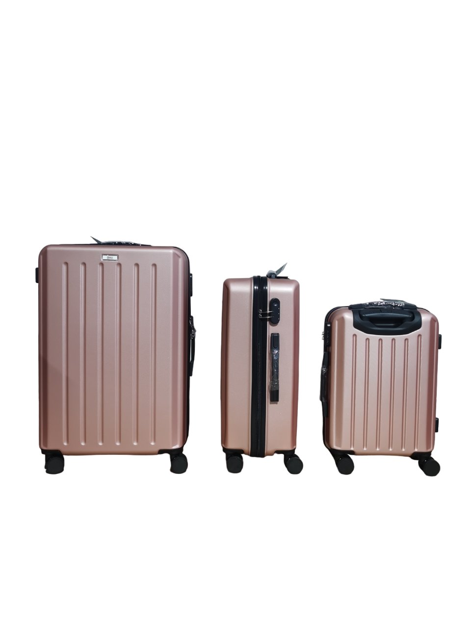 Noble ABS Hard shell Lightweight 360 Dual Spinning Wheels Combo Lock 28" 24", 20" 3 Piece Luggage Set