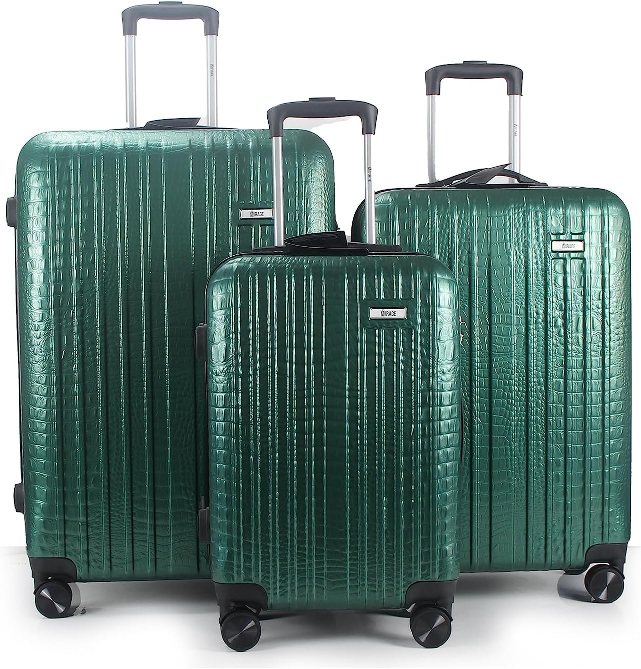 Danae ABS Hard shell Lightweight 360 Dual Spinning Wheels Combo Lock 28" 24", 20" 3 Piece Luggage Set