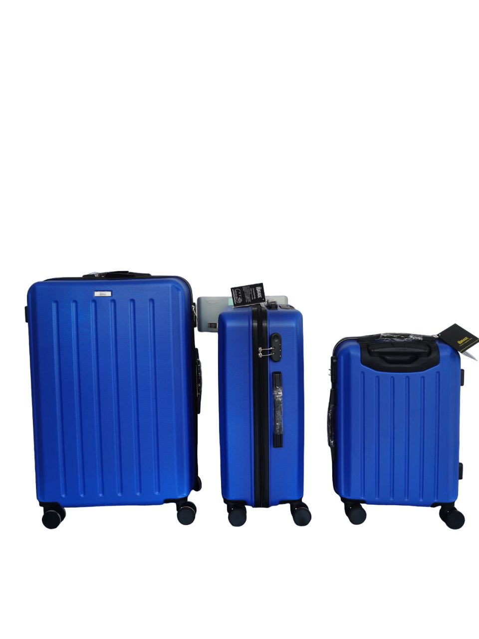 Noble ABS Hard shell Lightweight 360 Dual Spinning Wheels Combo Lock 28" 24", 20" 3 Piece Luggage Set