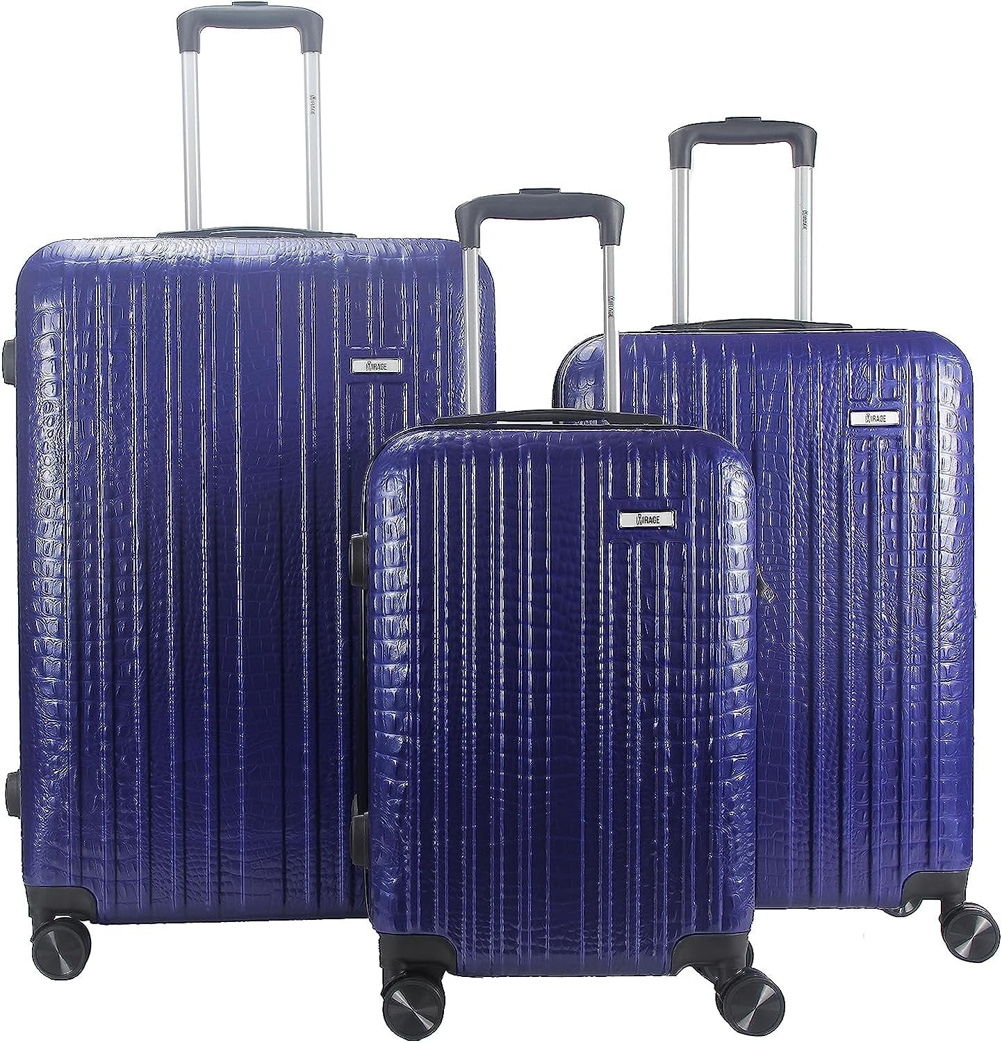 Danae ABS Hard shell Lightweight 360 Dual Spinning Wheels Combo Lock 28" 24", 20" 3 Piece Luggage Set